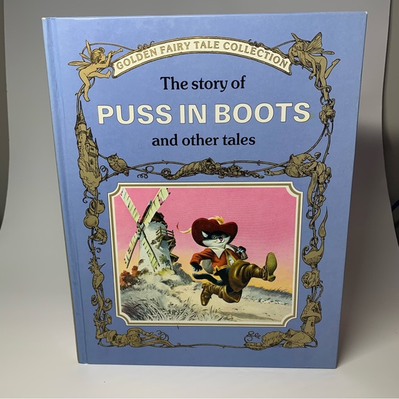 Golden Fairy Tales: Puss 'n Boots Vintage Book - Picture 1 of 11
